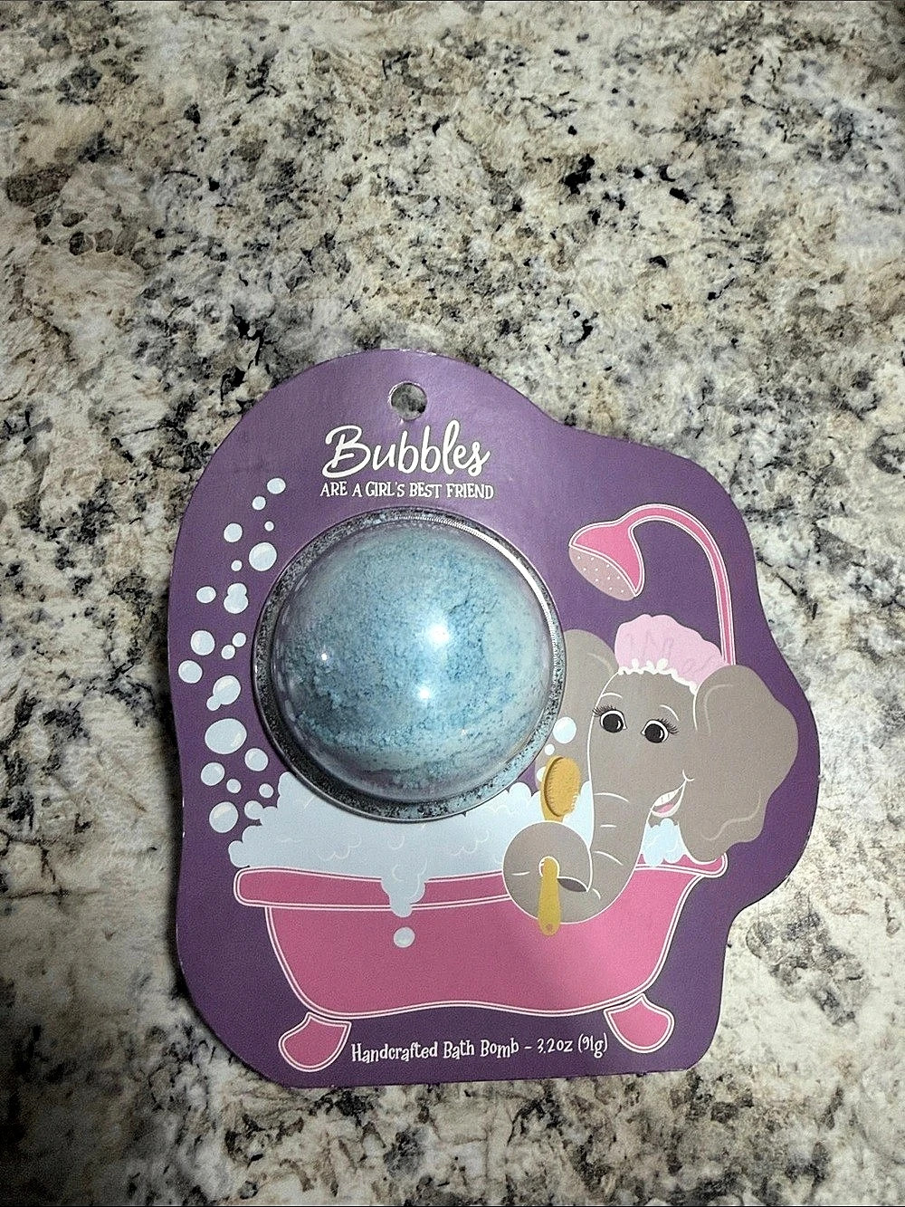 Bubbles Bath Bomb 2.2 oz NWT Purple Blue